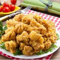 Boneless Crispy Chicken (순살치킨) · Deep Fried Boneless Crispy Chicken.