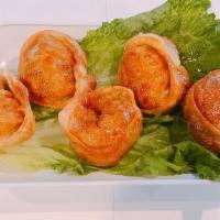 Fried Dumplings (군만두) · Big size deep fried dumpling (5pcs)