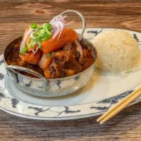 56. French Tomato Wine Sauce Ox Tail Rice Plate · 