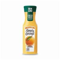 Simply Orange®  · 100% pure squeezed orange juice (from concentrate).