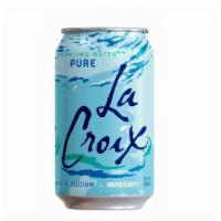 La Croix Pure Sparkling Water · 12 oz can.