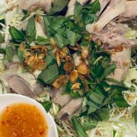 Gỏi Vịt or Gà · Duck or chicken salad cabbage and banana blossom.