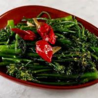Broccolini · Calabrian chili and garlic.