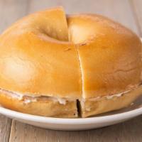 Bagels with Cream Cheese · Choice of bagel with options: plain cream cheese, low-fat strawberry cream cheese, low-fat c...