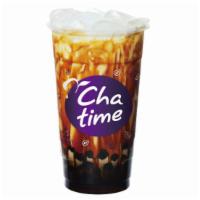 Marble Milk Tea (Brown Sugar) · Cannot adjust ice and sugar levels on this drink. Comes with a  serving of pearls.