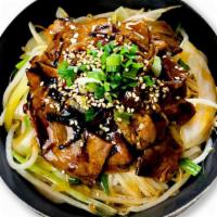 Pork Bowl · Grilled Pork with pan-fried vegetables over your choice of rice type (white or white & brown...