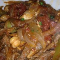 Ropa Vieja
 · Beef, chicken and chorizo stew.