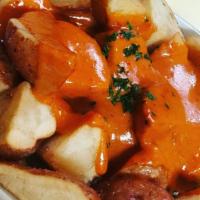 Patatas Bravas
 · Fried potatoes with our creamy spicy sause.
