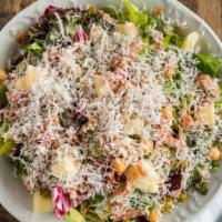 Chopped Salad · mixed lettuces, smoked provolone, salami, dill, spring onion, chickpeas castelvetrano olives...