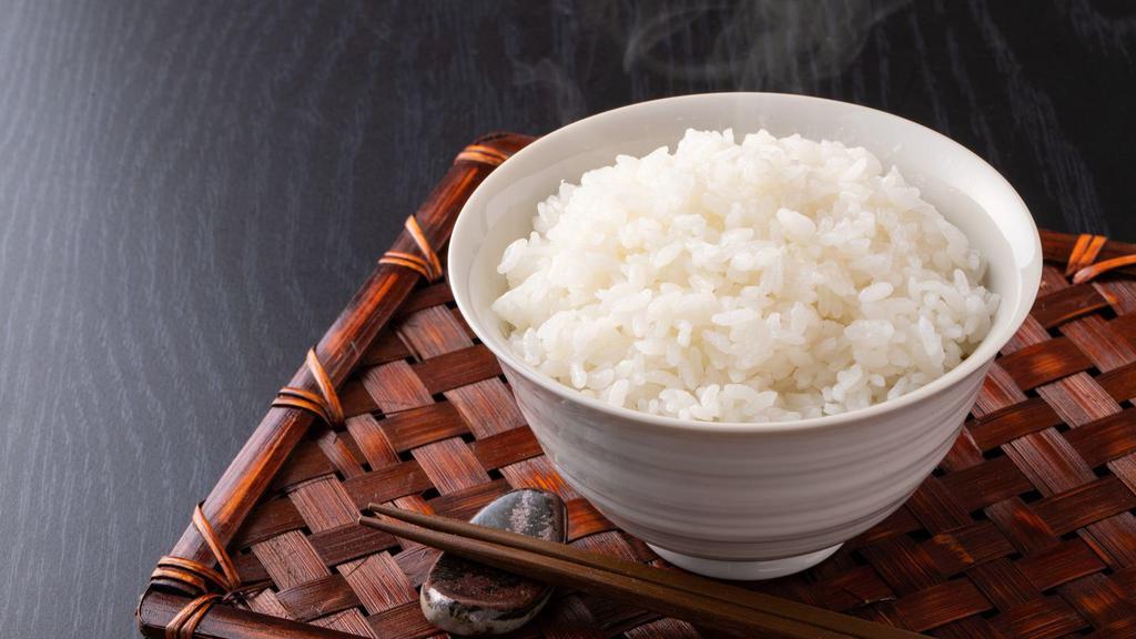Steamed Rice · Steamed and boiled rice.