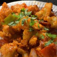 Gobi Manchurian · Deep fried cauliflower and onion cooked with special manchurian sauce