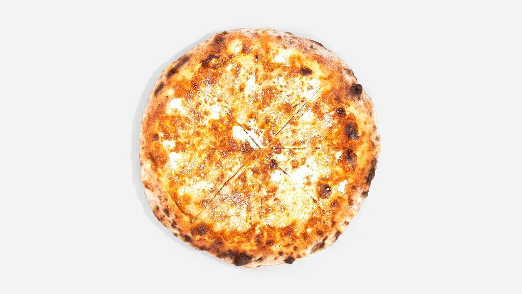 White Pizza · White pizza, mozzarella, and ricotta. That's a freaking good pizza.