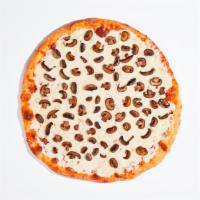 Mushroom Pizza · White pizza, mozzarella, and mushrooms. That's a freaking good pizza.