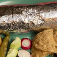Burrito Regular Asada · Diced beef