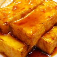 Fried Tofu · Fried Firm Tofu with Sweet Chili Sauce