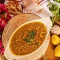 Chana Dal · Yellow lentils cooked with spices.