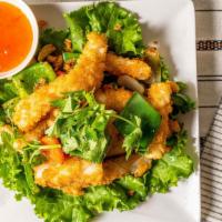 14 Fried Calamari/ Mực Chiên Giòn · 