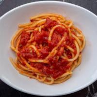 Bucatini Pomodoro · house-made pasta, fresh tomato sauce