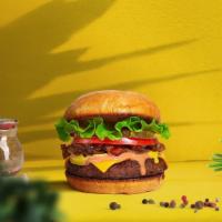 Vegan Ahead Custom Burger · Seasoned vegan plant-based patty topped with your favorite choice of toppings! Served on a t...