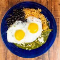 Chilaquiles Verdes / Green Chilaquiles · 