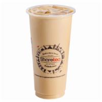 Coffee Milk Tea · Coffee flavored classic black milk tea. No toppings included. Uses non-dairy creamer.