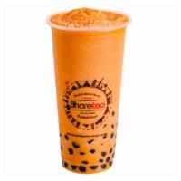Thai Tea Ice Blended w/ Pearls · Thai tea smoothie with big Boba included. Uses non-dairy creamer. (Normal sugar recommended ...