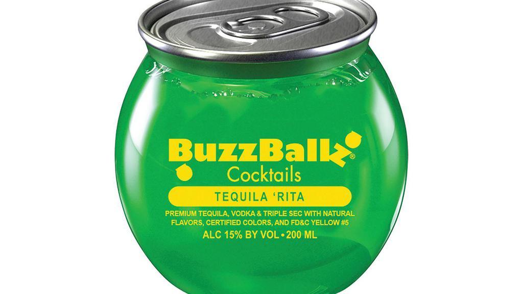 Buzzballz Tequila Rita (200 ml) · This margarita combines the crisp, bold flavor of lime with the freshness of agave. The tart taste is cut with a bit of sweetness, allowing a smoother sip. This margarita pairs well with foods heavy in seasoning or spice.