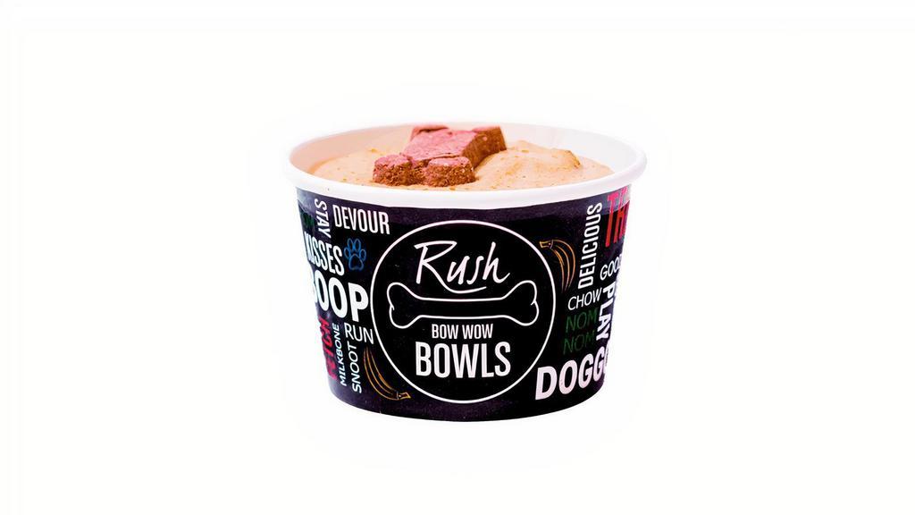 Bow Wow Bowl · A bowl for your furry friend! Milk, Peanut Butter, Banana, Froyo.