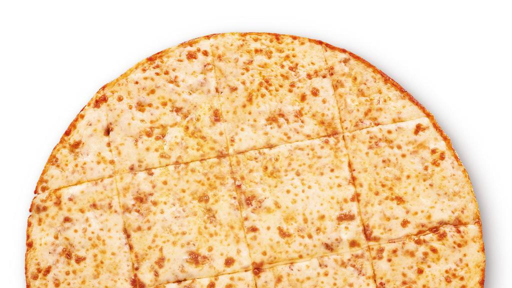 Extramostbestest® Thin Crust Cheese · Large thin crust pizza topped right to the edge with Cheese (1920 Cal)