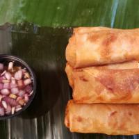 Vegetable lumpia · vegetable springroll