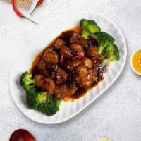 Yes General! Chicken · Breaded chicken topped with house-made hot sauce served with veggies