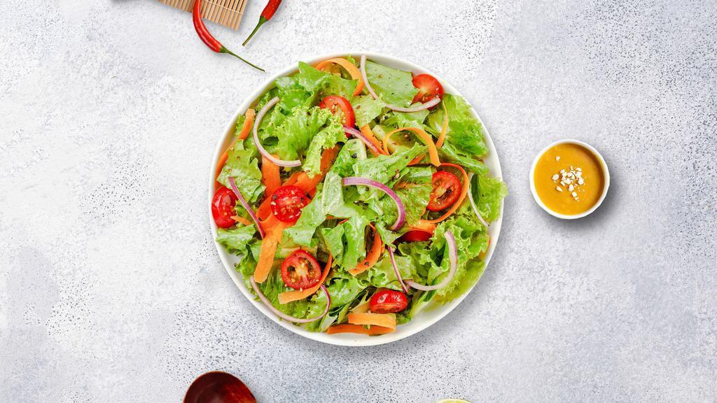 Eden's Garden Salad · (Vegetarian) Romaine lettuce, cherry tomatoes, carrots, and onions dressed tossed with lemon juice & olive oil