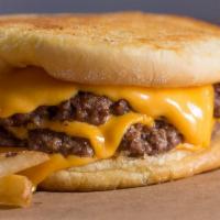$4.99 Cheeeesy Burger  · We encourage you to pronounce all four E's when you order. Four slices of melted American ch...