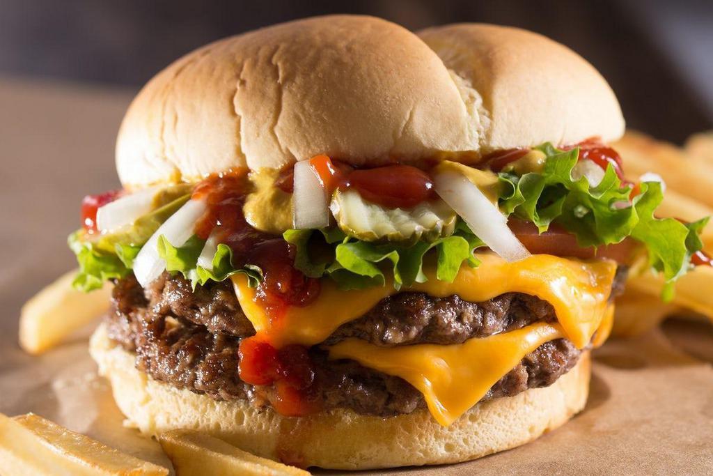 Craft Your Own - Double · Craft your own double burger! Start with two beef patties cooked-to-order, then get cheesy with four options to choose from. Top it off with fresh veggies and select from 10 flavorful sauces, including Heinz® ketchup, to dunk, dip or sauce it up.