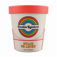 Dulce de Leche Ice Cream · Velvety caramel ice cream generously swirled with ribbons of dulce de leche.