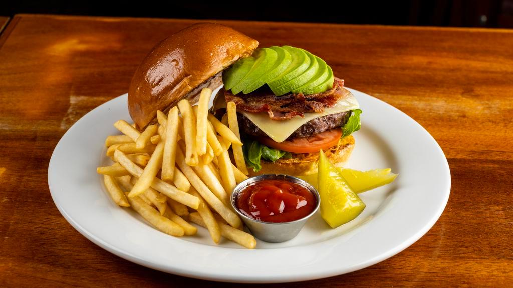 Albany Hill Cheese Burger · Delicately prepared angus beef patty with 
