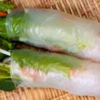 Crispy Spring Rolls · Deep fried crispy rolls wrapped with cabbage, carrots, silver noodle, fresh corn, taro, eggs...