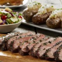 Sliced Grilled Tri-Tip Family Meal · Our signature steak, perfectly seasoned and full of flavor. Includes choice of 2 sides and c...