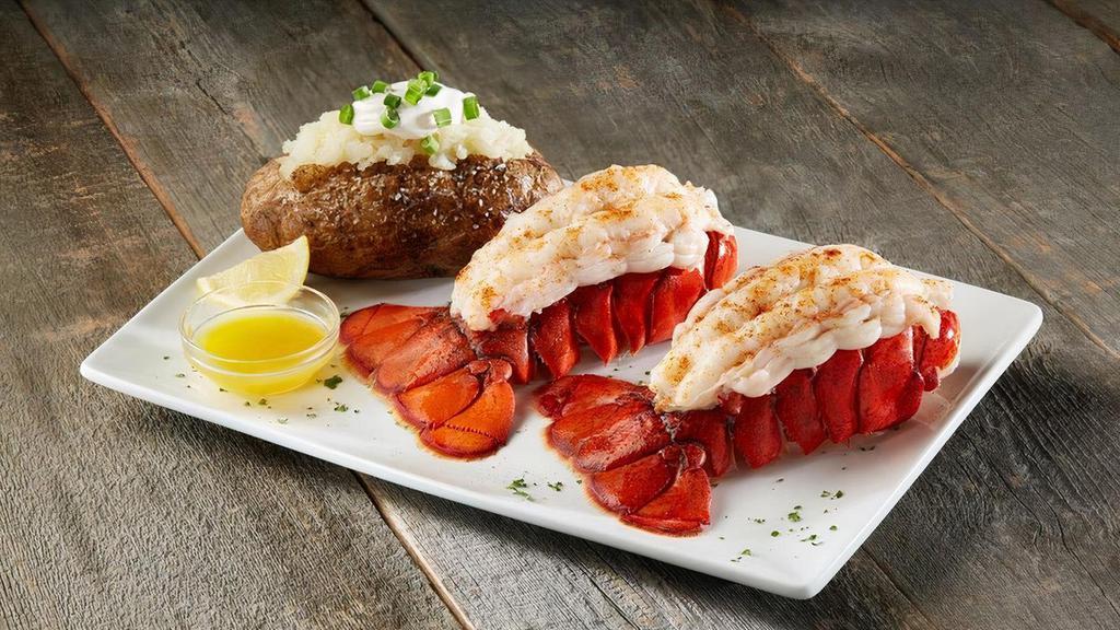 Double Lobster Tail · Sizzler Favorite! Two wild caught, cold water lobster tails. Choice of side included