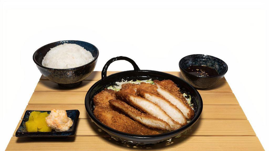Fish Katsu · Fried tilapia cutlets.