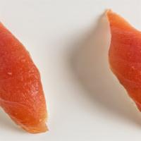 Maguro Sashimi Appetizer · Raw sliced red tuna. 5 pcs