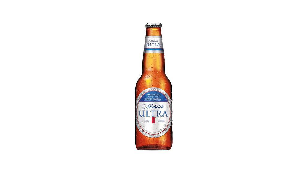 Michelob Ultra 6 Bottles | 4% Abv · Michelob ULTRA is the superior light beer with no artificial colors or flavors. With just 2.6 carbs and 95 calories, you can enjoy the crisp, clean taste of Michelob ULTRA without compromising your active lifestyle.