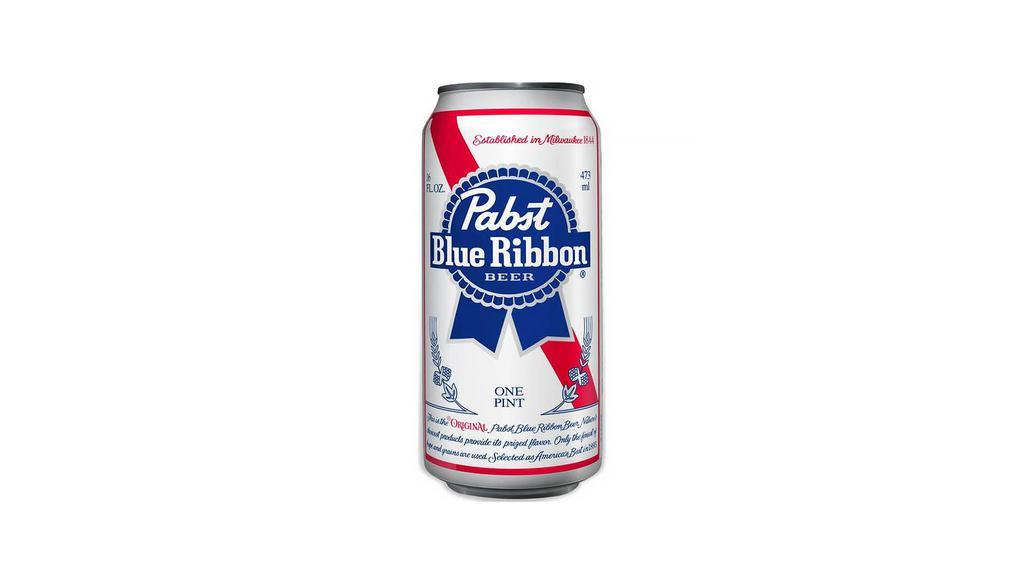 Pabst Blue Ribbon · Always good for all the time. The original lager with 4.8% ABV.