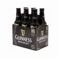Guinness Draught 6 Bottles | 4% Abv · Iconic Irish stout with a creamy coffee maltiness.