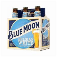 Blue Moon Belgian White 6 Bottles | 5% Abv · Zesty, fruity, and slightly spicy with 9 IBUs.
