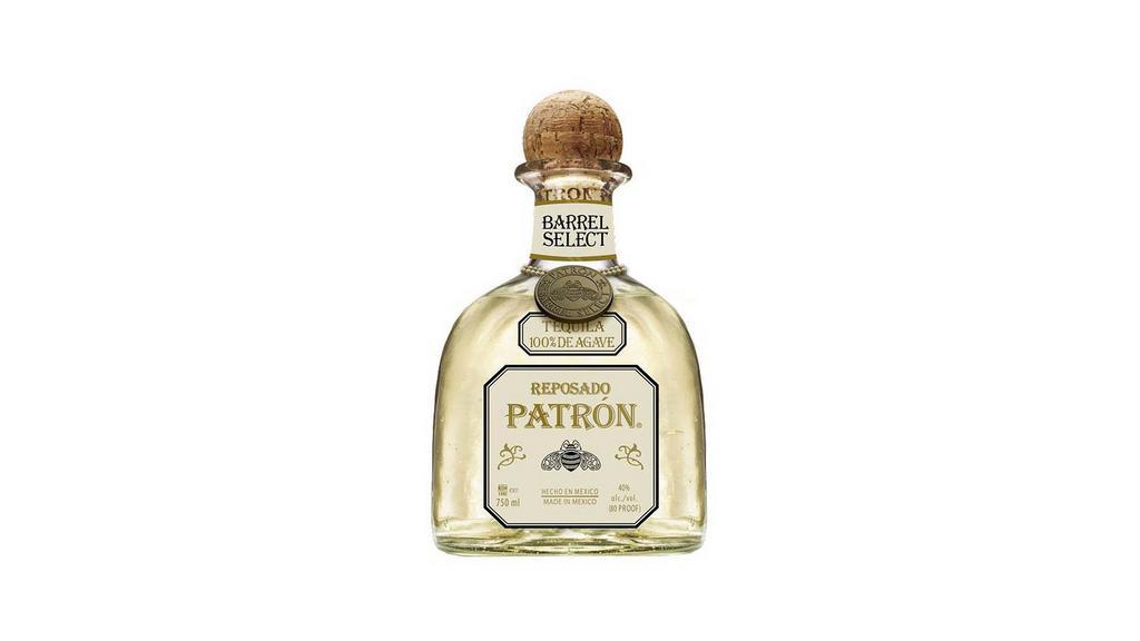 Patron Reposado · Amber tinted and oak wood aged with quality agave flavor.