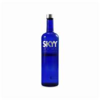 Skyy 750Ml | 40% Abv · Exceptionally clean, quadruple distilled, and triple filtered.