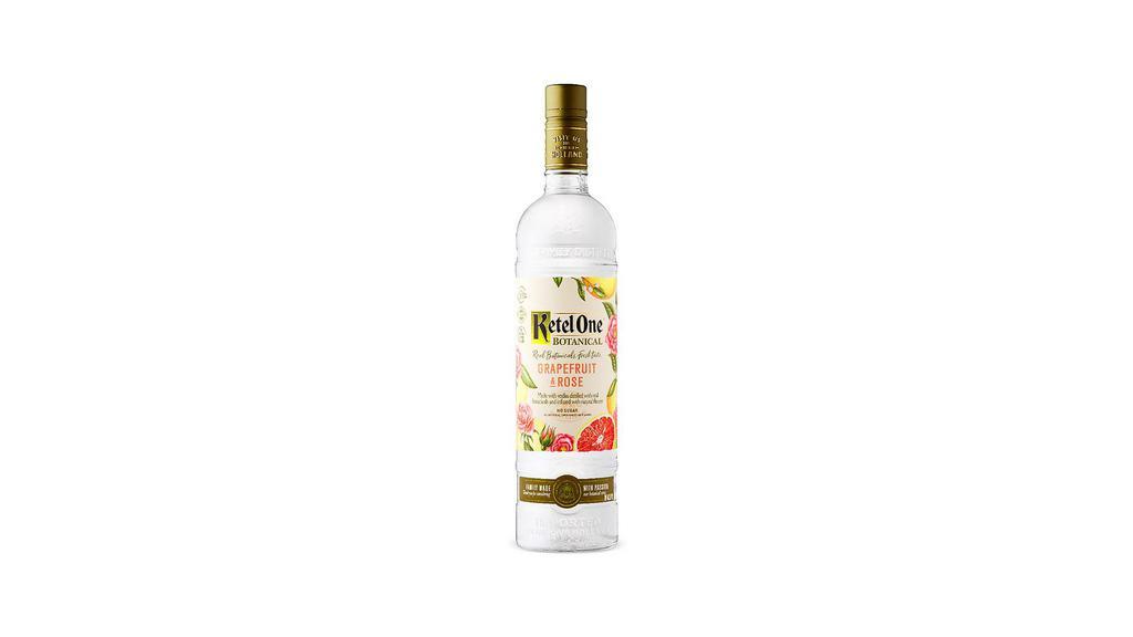 Ketel One - Botanical Grapefruit And Rose 750Ml | 30% Abv · Ketel One Botanical Grapefruit & Rose is fit for those who seek zesty, mouthwatering grapefruit and the elegance of refined rose petals. Each botanical essence is individually and naturally obtained through innovative extraction methods and distillation processes for the freshest, cleanest, most crisp taste possible.