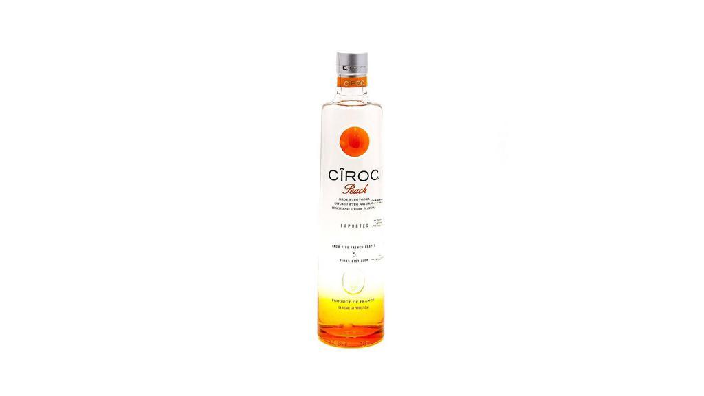 Ciroc Peach 750Ml | 40% Abv · The third flavor-infused Ciroc varietal highlights a juicy peach flavor.