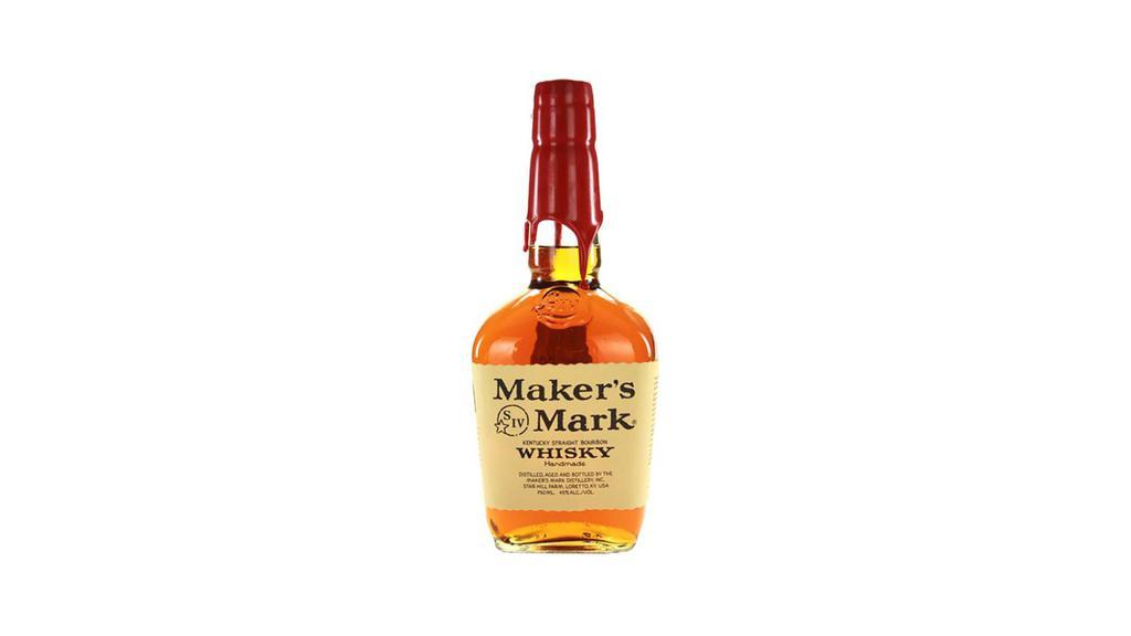Maker's Mark Bourbon · Charred cypress and rye notes with a non-bitter sweetness.
